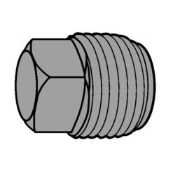 LEGEND VALVE 52033 1-1/4 BLACK IRON RAISED HEAD PLUG