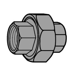 LEGEND VALVE 51869 1/8 BLACK IRON UNION