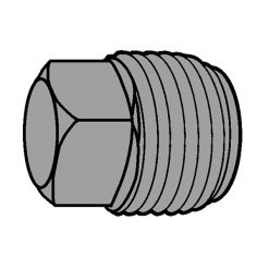 LEGEND VALVE 51058 3/8 BLACK IRON RAISED HEAD PLUG