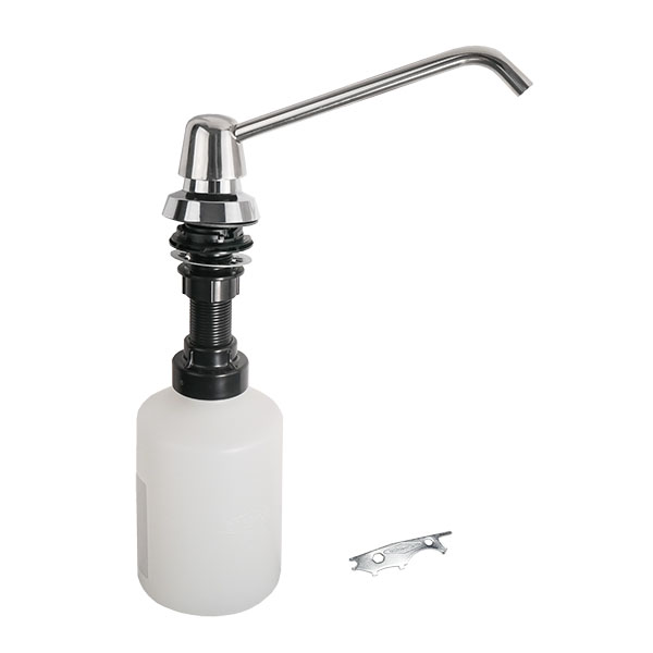 BOBRICK B82216 SOAP DISPENSER W/6" SPOUT 20 OZ BOBRICK B82216 SOAP DISPENSER W/6" SPOUT 20 OZ