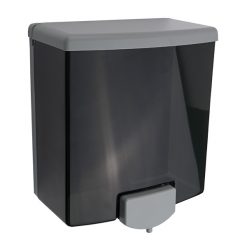 BOBRICK B-40 SOAP DISPENSER 2 TONE BLK/GREY