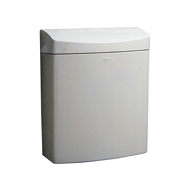 BOBRICK B-5270 SANITARY NAPKIN DISPOSAL GREY PLASTIC BOBRICK B-5270 SANITARY NAPKIN DISPOSAL GREY PLASTIC