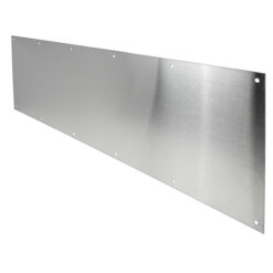 8" H X 34" W S/S KICK PLATE W/ HOLES