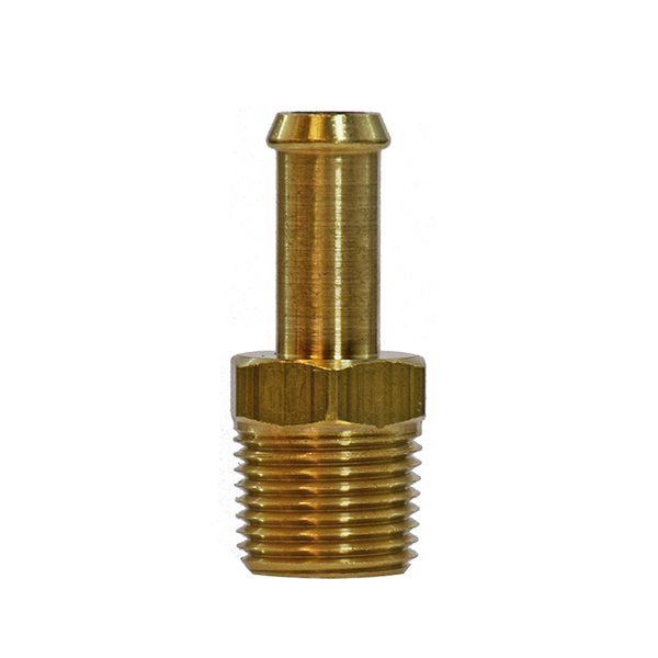 1/4" X 1/8" BRASS HOSE BARB X MALE CONNECTOR 1/4" X 1/8" BRASS HOSE BARB X MALE CONNECTOR