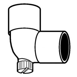 LEGEND VALVE 4236-A11556 3/4" COPPER 90 DEG ELL W/DRAIN