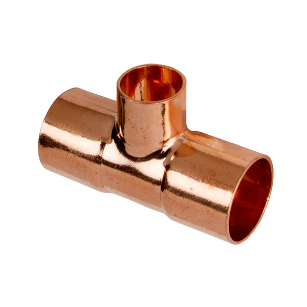 COPPERFIT 3104 3/4" X 3/4" X 1" COPPER REDUCING TEE COPPERFIT 3104 3/4" X 3/4" X 1" COPPER REDUCING TEE