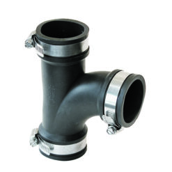 4" FLEXIBLE DWV SANITARY TEE