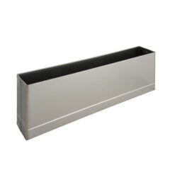 S/S PILASTER SHOE F/ SQ EDGE 7" X 1-1/4"