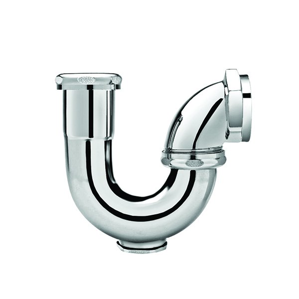 1-1/2" CP SINK TRAP - GJ W/CO 17 GA 1-1/2" CP SINK TRAP - GJ W/CO 17 GA