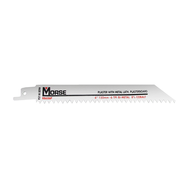 M. K. MORSE RB606PT05 6" BI METAL RECIPROCATING SAW BLADE M. K. MORSE RB606PT05 6" BI METAL RECIPROCATING SAW BLADE