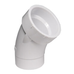 TIGRE 4806-2 29812810 72716 323-3408 1-1/2" SCH 40 PVC DWV 45 DEG ST ELL 1/8 BEND SPGT X HUB