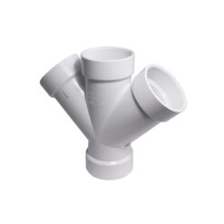 NIBCO 49260 2" SCH 40 PVC DWV 45 DEG DBL WYE