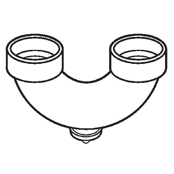1-1/2" SCH 40 PVC DWV RETURN BEND W/CLEANOUT 1-1/2" SCH 40 PVC DWV RETURN BEND W/CLEANOUT