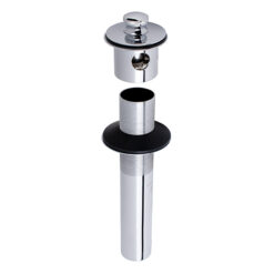 PUSH PULL LAV DRAIN-CP BRASS