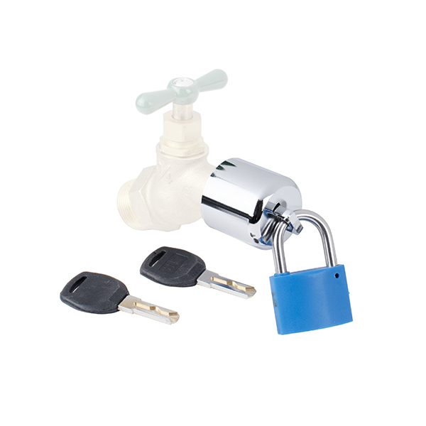 CONSERVCO 900068/DSL-2 CHROME HOSE BIBB LOCKOUT W/ PADLOCK CONSERVCO 900068/DSL-2 CHROME HOSE BIBB LOCKOUT W/ PADLOCK