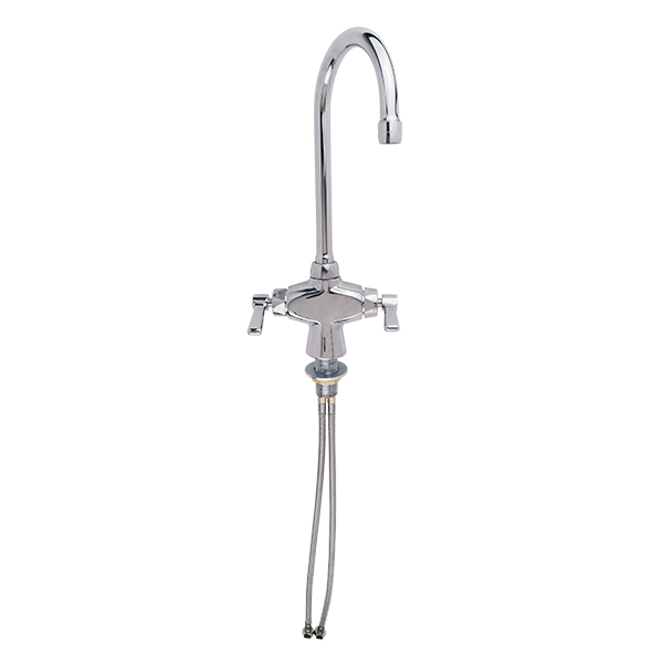 SGL HOLE H/C FAUCET W/GOOSENECK SPOUT SGL HOLE H/C FAUCET W/GOOSENECK SPOUT