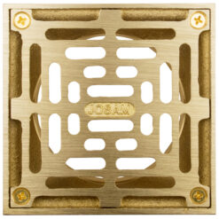 BRONZE SQUARE GRATE 4-1/2"
