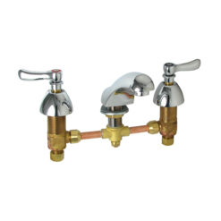 8" COMMERCIAL LAV FAUCET W/ 5" SPOUT