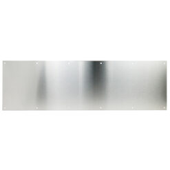 KICK PLATE 10" H X 34" S/S W/HOLES