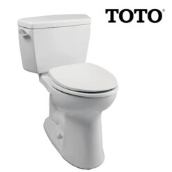 TOTO DRAKE 1.28 ADA ELONGATED WHITE CLOSET-TANK TYPE