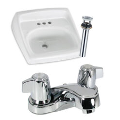 FAUCET, SINK, & DRAIN PACKAGE