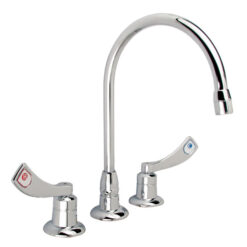 MOEN 8" WIDESPREAD FAUCET W/ 4" WING HANDLES