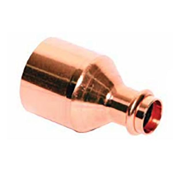 1-1/2" X 1-1/4" FTG X PRESS ADAPTER - COPPER CRIMP 1-1/2" X 1-1/4" FTG X PRESS ADAPTER - COPPER CRIMP