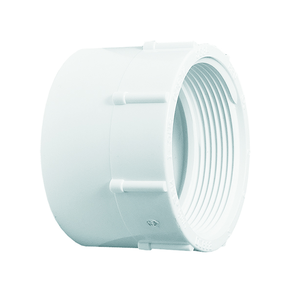 3" SCH 40 PVC DWV FEMALE ADAPTER 3" SCH 40 PVC DWV FEMALE ADAPTER