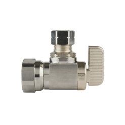 ANGLE STOP VALVE (BALL TYPE) - 3/8" IPS X 3/8 OD