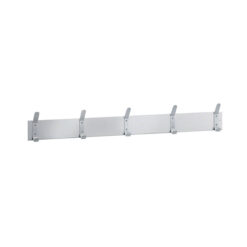 4' S/S TOWEL HOOK STRIP W/ 5 HOOKS