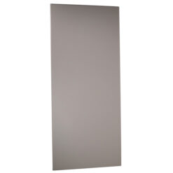 GLOBAL PARTITIONS 18" X 48" SOLID PLASTIC URINAL SCREEN WITH CONTINUOUS BRACKET