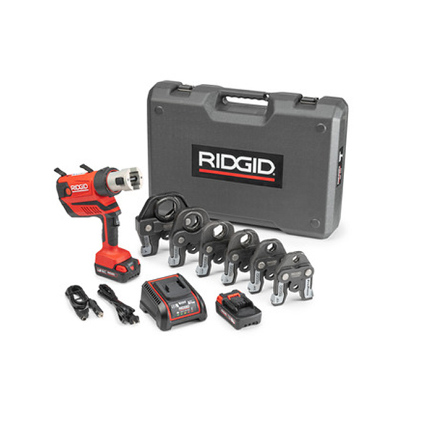 RIDGID RP350 BATTERY PRESS TOOL KIT WITH JAWS 1/2"-2" RIDGID RP350 BATTERY PRESS TOOL KIT WITH JAWS 1/2"-2"