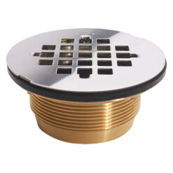OATEY 42150 2" BRASS NO-CAULK SHOWER DRAIN W/DONUT SEAL