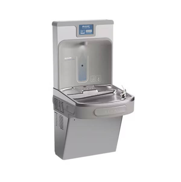 ELKAY LZS8WSSP STAINLESS STEEL EZH2O FILTERED BOTTLE FILLER & SINGLE ADA WATER COOLER ELKAY LZS8WSSP STAINLESS STEEL EZH2O FILTERED BOTTLE FILLER & SINGLE ADA WATER COOLER