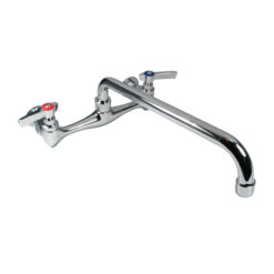8" WALL MT FAUCET W/12" SPOUT 2.2 GPM
