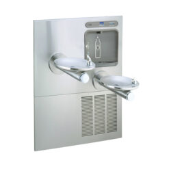 ELKAY TWO-LEVEL SWIRLFLO WALL MOUNT WATER COOLER AND EZH2O BOTTLE FILLER