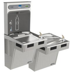 ELKAY EMABFTL8WSLK BI-LEVEL ADA WATER COOLER AND EZH2O BOTTLE FILLING STATION