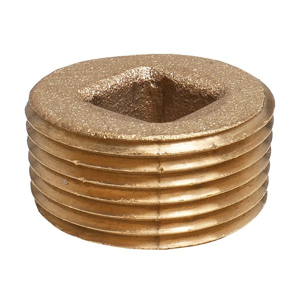 BRASS PLUG - IPS COUNTERSUNK 1/2” BRASS PLUG - IPS COUNTERSUNK 1/2”