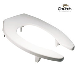 TOILET SEAT - HEAVY DUTY ELONGATED LIFT SEAT - 3"