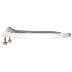 TOILET SEAT - REGULAR OPEN FRONT (WHITE)