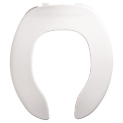 TOILET SEAT - REGULAR OPEN FRONT (WHITE)