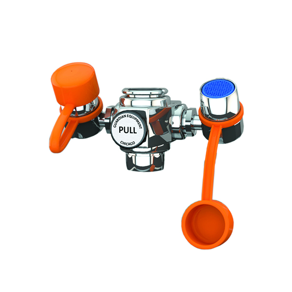 GUARDIAN EQUIPMENT G1100 SPOUT MOUNTED EYE WASH WITH ADJUSTABLE AERATED OUTLETS GUARDIAN EQUIPMENT G1100 SPOUT MOUNTED EYE WASH WITH ADJUSTABLE AERATED OUTLETS