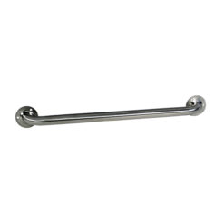 S/S GRAB BAR 42" STRAIGHT EXPOSED FLANGE