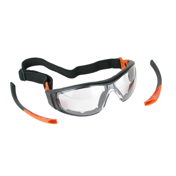 SAFETY GOGGLES - FOAM LINED W/ TEMPLES & STRAP SAFETY GOGGLES - FOAM LINED W/ TEMPLES & STRAP