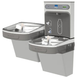 ELKAY EZSTL8WSSK STAINLESS STEEL BOTTLE FILLING STATION W/VERSATILE BI-LEVEL ADA COOLER