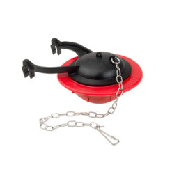 TOTO THU499S FLAPPER - TOTO RED W/PLASTIC INSERT - UNIVERSAL