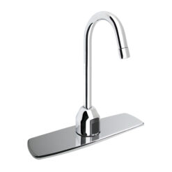 OPTIMA PLUS GOOSENECK FAUCET TRIM PLATE 8" - 2.2 GPM (BATTERY POWERED)