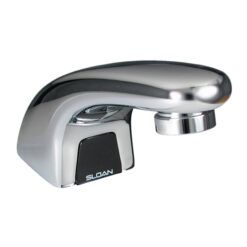 OPTIMA PLUS PEDESTAL FAUCET W/ OPTIONAL 8" CENTER - 0.5 GPM (BATTERY POWERED)