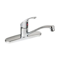 CLEVELAND FAUCET FLAGSTONE SINGLE HANDLE KITCHEN FAUCET LESS SPRAY