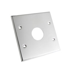 COVER PLATE FOR CLOSET - CHROME